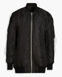 Rick Owens Organza bomber jacket - Black Black