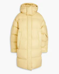 Holzweiler Steilia quilted shell hooded down coat - Yellow Yellow