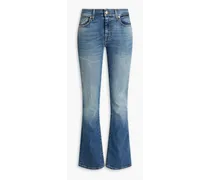 Low-rise bootcut jeans - Blue