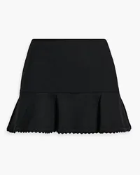 RED Valentino Skirt-effect crepe shorts - Black Black