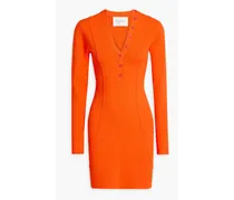 Julia Sarr-Jamois cutout knitted mini dress - Orange