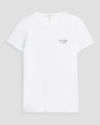 Rag & Bone Printed Pima cotton-jersey T-shirt - White White