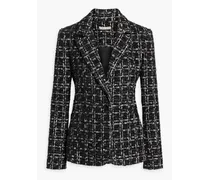 Alice Olivia - Macey metallic tweed blazer - Black