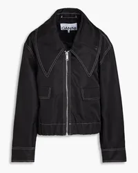 Ganni Shell jacket - Black Black