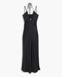 A.L.C. Sienna cutout satin midi dress - Black Black