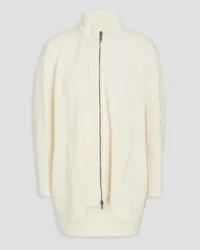 Gentryportofino Wool zip-up track jacket - White White