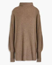 By Malene Birger Camila ribbed cashmere turtleneck sweater - Neutral Neutral