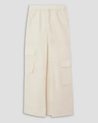 tibi Cotton-poplin midi skirt - White White