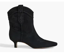 Taryn suede cowboy boots - Black