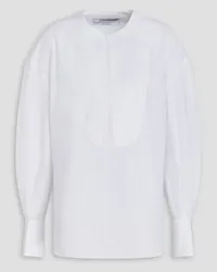 Another Tomorrow Cotton-poplin blouse - White White