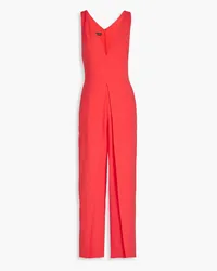 Emporio Armani Layered crepe jumpsuit - Orange Orange