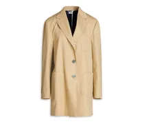 Cotton-gabardine coat - Neutral