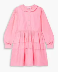 Molly Goddard Phoebe tiered cotton mini dress - Pink Pink