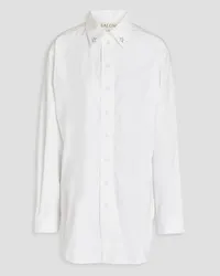 Saloni Gigi cotton-poplin shirt - White White