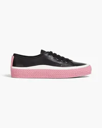 Ferragamo Leather sneakers - Black Black