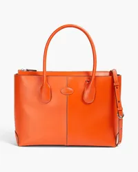 TOD'S Di leather tote - Orange Orange