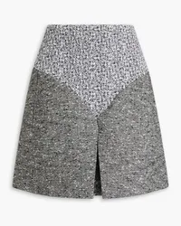 Paco Rabanne Wool-blend bouclé-tweed mini skirt - Gray Gray