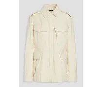 Lorenz cotton-sateen jacket - White