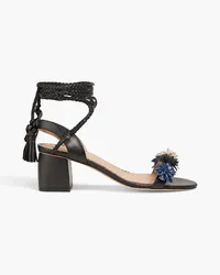 RED Valentino Leather sandals - Blue Blue