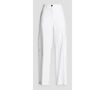 Cotton cargo pants - White