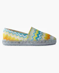 Missoni Printed twill espadrilles - Blue Blue