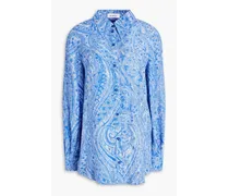 Aniara printed woven shirt - Blue