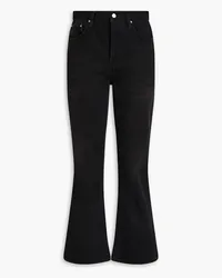 Totême High-rise kick-flare jeans - Black Black