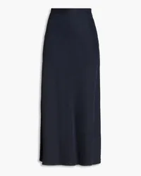 Gentryportofino Crepe midi skirt - Blue Blue