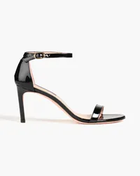 Stuart Weitzman Patent-leather sandals - Black Black