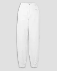 Wales Bonner Flight high-rise tapered jeans - White White