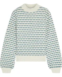 Iris & Ink Clara jacquard-knit wool-blend sweater - Green Green