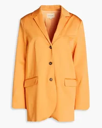 Loulou Studio Sund satin blazer - Orange Orange