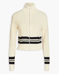 Rag & Bone Amy striped cotton cardigan - White White