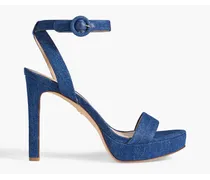 Darcelle denim platform sandals - Blue