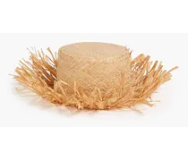 Frayed straw sunhat - Neutral