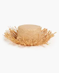 RED Valentino Frayed straw sunhat - Neutral Neutral