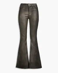 Frame Denim Le High mid-rise flared jeans - Metallic Metallic