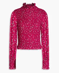 Rag & Bone Kayden floral-print georgette blouse - Purple Purple