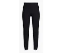 Adelio stretch-cotton jersey skinny pants - Black