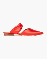 Malone Souliers Maisie twisted satin mules - Red Red