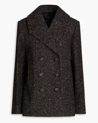 Joseph Portelet double-breasted wool-blend tweed jacket - Black Black