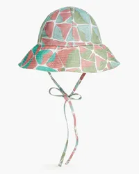 Emilio Pucci Printed twill bucket hat - Green Green