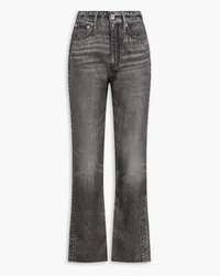 Rag & Bone Alex denim-effect twill straight-leg pants - Gray Gray