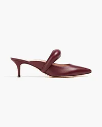 Gianvito Rossi Leather mules - Burgundy Burgundy