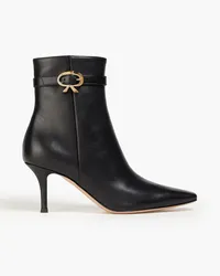 Gianvito Rossi Embellished leather ankle boots - Black Black