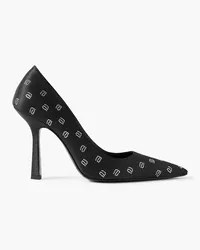 Alexander Wang Delphine crystal-embellished satin pumps - Black Black