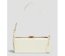 Grace Lungo leather shoulder bag - White