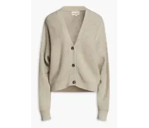 Bitra ribbed cashmere cardigan - Neutral