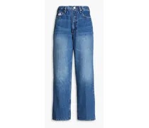 Le Pixie high-rise wide-leg jeans - Blue