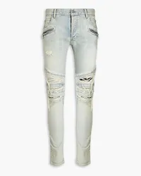 Balmain Distressed denim jeans - Blue Blue